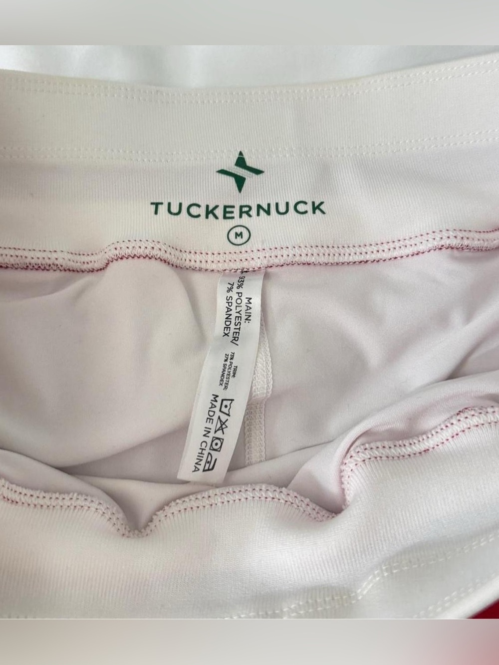 Tuckernuck Red Pleated Americana Style Skirt - Picture 3 of 5